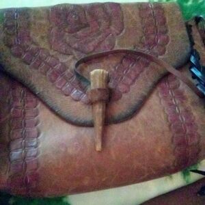 Elegant Brown and Tan Women's SaddleBag